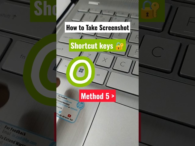 99% Don't Know How to Take a Screenshot on Laptop (Fast Method) 💻 #shorts