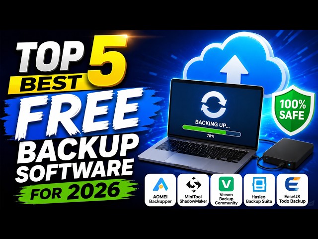 Top 5 Best FREE Backup Software For 2026