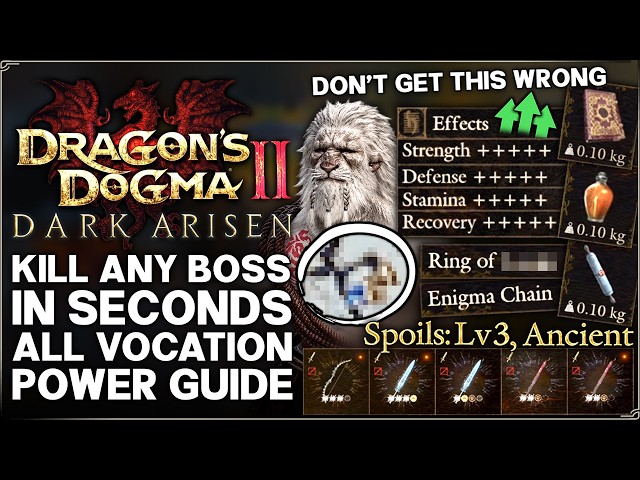 Dragon's Dogma 2 Dark Arisen - Get OP Fast in Norgan - Secret Unlocks & ALL 10 Vocation Power Guide!