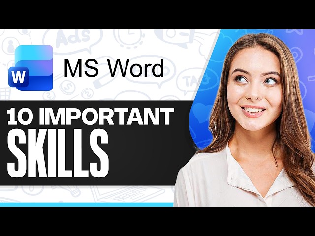 How to use Microsoft Word: 10 most important skills to know! (2026) | Easy Tutorial