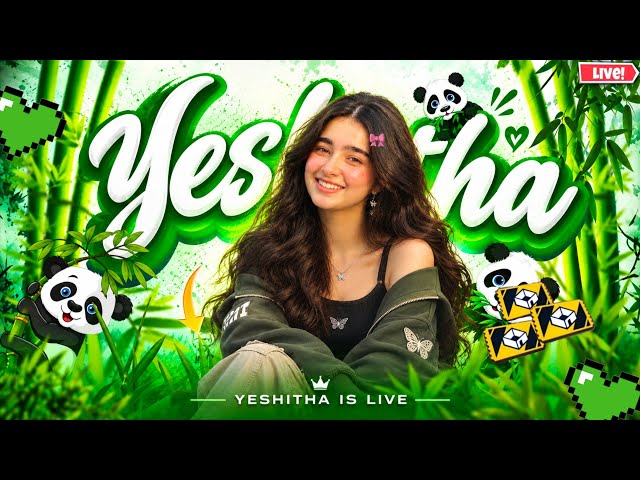 Telugu ff girl 💗✨|| Yeshitha ✨|| Wild Girl is live  now hurry up! || #freefiremax#telugugirl#girl