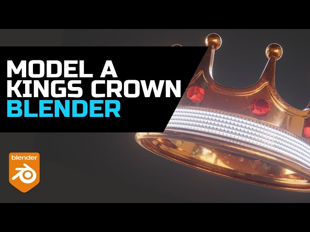 How to model a crown Blender beginner