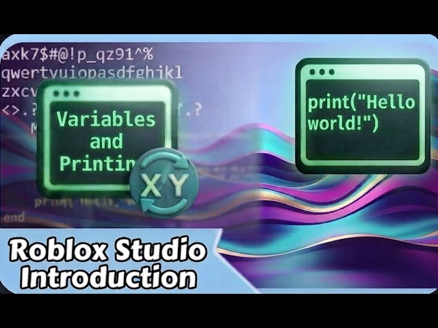 Roblox studio begginer scripting tutorial #1 | Printing & Variables