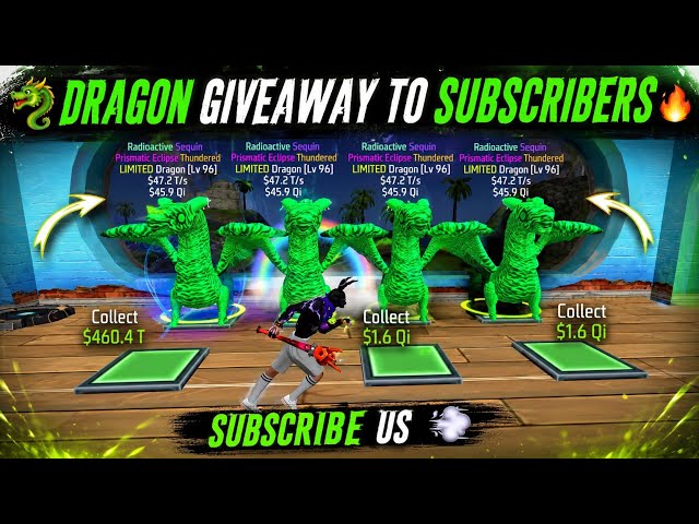 🥵DRAGON GIVEAWAY TO MY SUBSCRIBERS 🔥| STEAL A PET 🐲