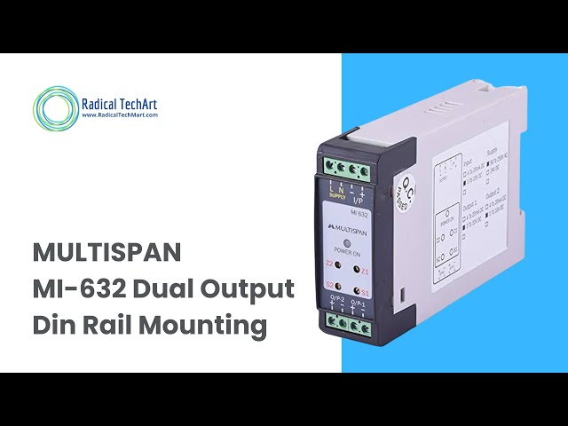 Multispan MI-632 Dual Output Din Rail Mounting   RadicalTechArt I RadicalTalks I RadicalTechMart