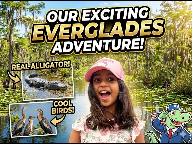 We Found a REAL Alligator! 🐊 Everglades Adventure!