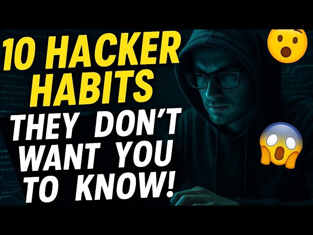  💻 10 Habits of Real Pro Hackers🔥