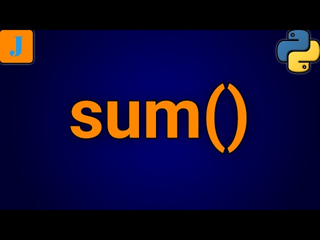 Python Sum Function