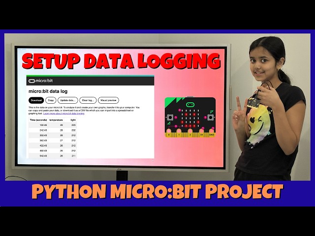 BBC Micro:bit - Data Logging! Tutorial for Begineers 