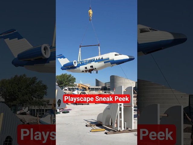 Sneak peek of Wichita's new destination playscape #explorationplace #shorts