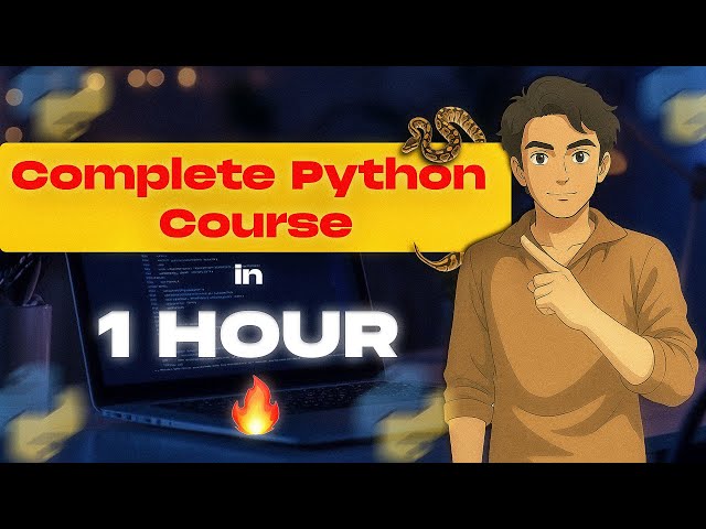 I Learned Python in 1 Hour — and You Can Too! 💡 (Complete Beginner’s Guide)