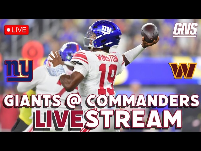 New York Giants v. Commanders Game Stream