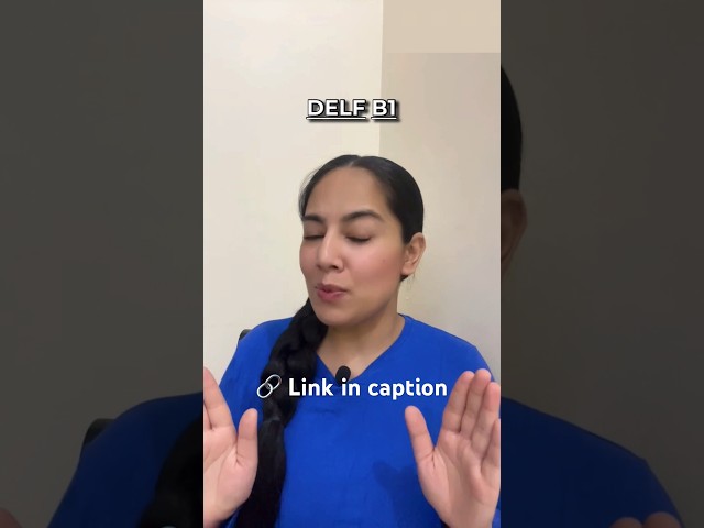 DELF B1 French Exam 🇫🇷 |                 Link:   https://rzp.io/l/DELFB1MonologuesBundle