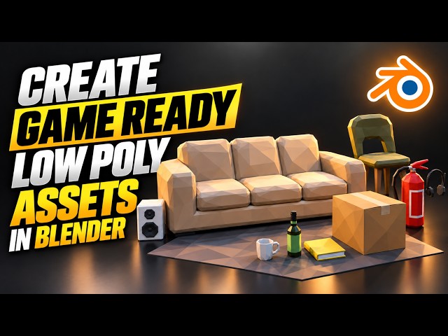 Creating Low Poly Game Assets is EASY, Here's How!