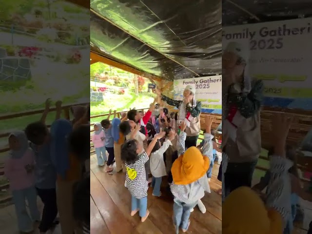 gelembung bahagia setelah mendongeng ....😉 #dongeng #bimbel #preschool #gelembung