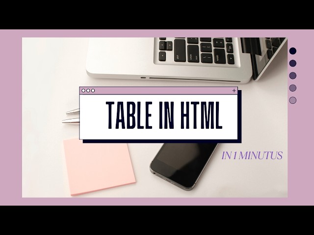 How to Create Table in HTML | HTML Table Tutorial for Beginners #shorts