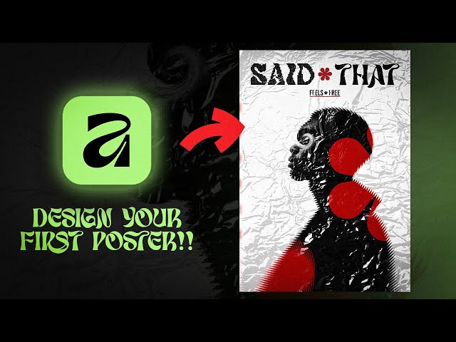 Design your First Poster in Affinity !! (Super Easyyyy) #affinitydesigner  #graphicdesign #tutorial