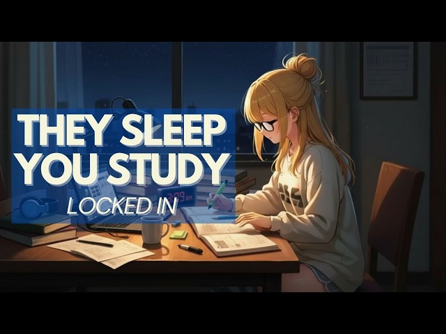 Focus Together! Lofi Late Night Study Club 🌙 Deep Focus Music for Exams & Work