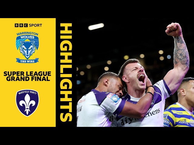 First Win Since 1968! | Warrington Wolves v Wakefield Trinity Highlights | Super League Grand Final