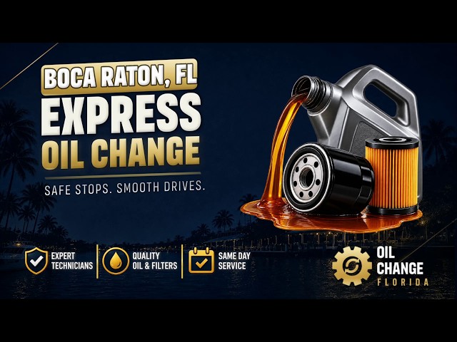 Oil Change in Boca Raton FL