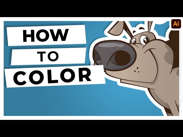 Coloring in Adobe Illustrator