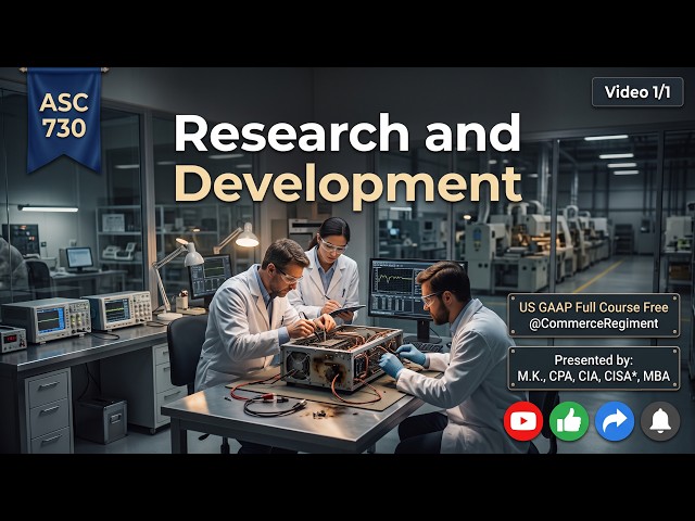 ASC 730: Research and Development | US GAAP Course (Video 1/1)