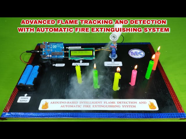 Ultimate Fire Detection & Alarm with Automatic Fire Extinguisher