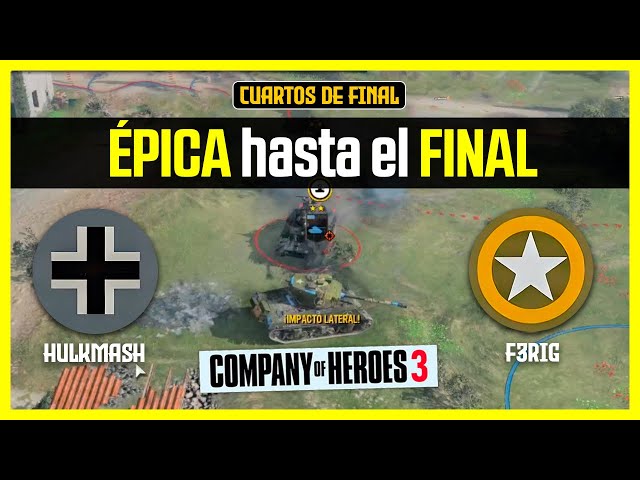 🏆 MASTER LEAGUE - Hulkmash vs F3rig #2 | Company of Heroes 3