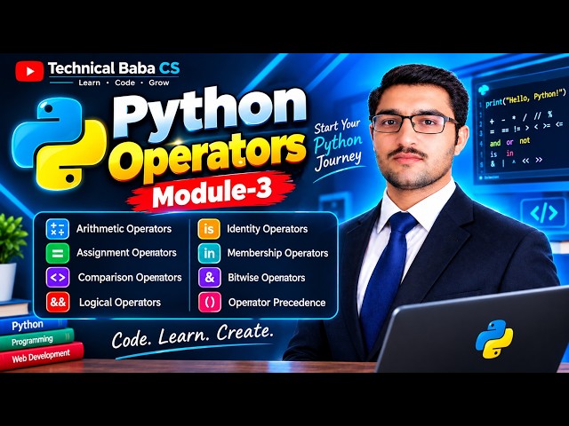 Python Does Not Complete Without Operators | Assignment, Arithmetic, Comparison, Logical  Operators