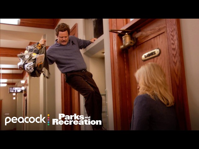 Parks Cold Opens To Watch Instead Of Escaping | Parks and Recreation