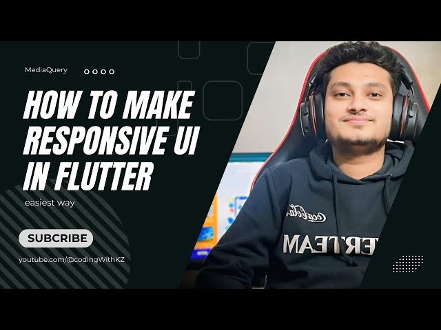 Creating a Responsive UI in Flutter | Step-by-Step Guide for Beginners