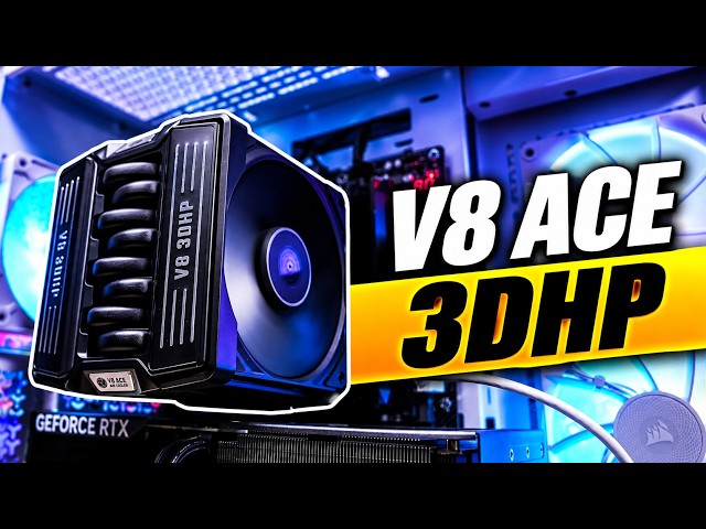 Cooler Master V8 Ace 3DHP Review: The Iconic CPU Cooler Returns