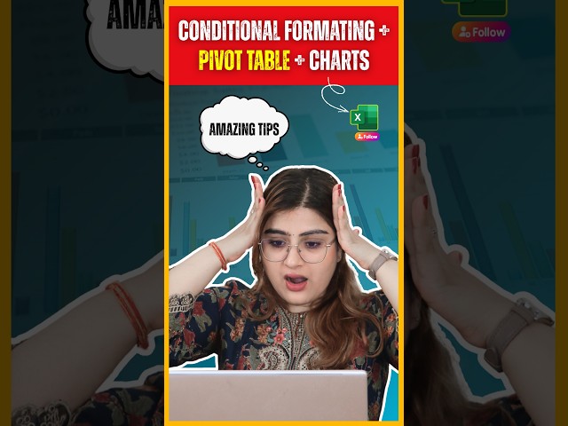 Master Excel Conditional Formatting + Pivot Table + Pivot Chart #excel #learnexcel #spreadsheetmagic