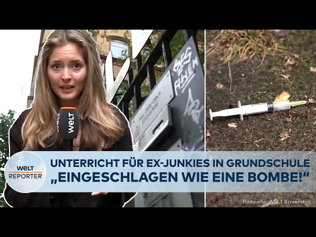BERLIN: Former addicts to earn their degree at elementary school! Parents in shock! Principal spe...