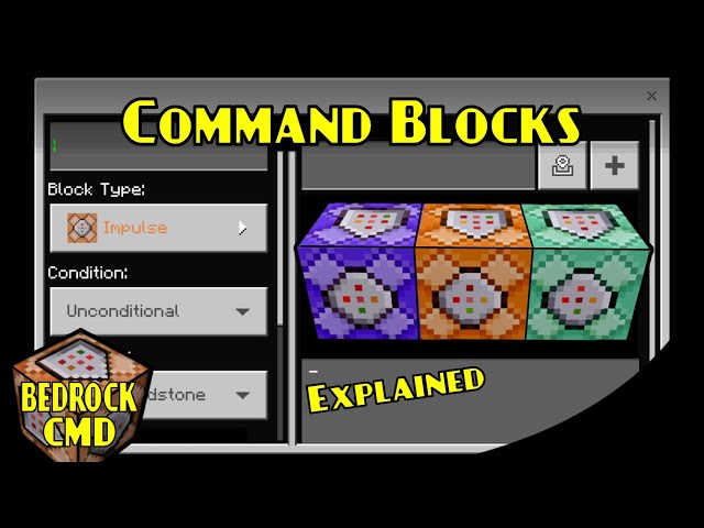 Command Block Introduction Guide | Minecraft Bedrock Command Block Tutorial | MCPE XBOX PS