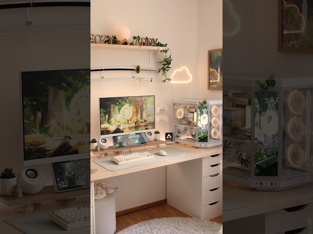 Turning the Corsair Xeneon Edge into a Stream Deck 🌿✨ #shorts #gaming #gamingsetup