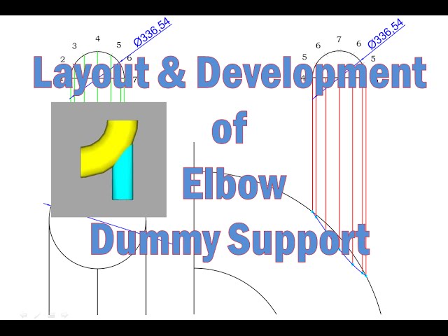 Layout and Development of Elbow Dummy support