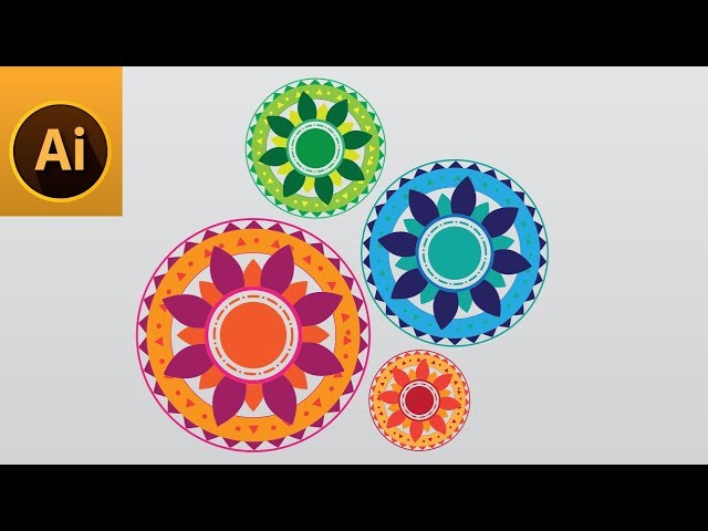 How to Create Flower Design in Illustrator