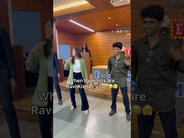 Panelist entry like Ravi Kishan 🫣😂