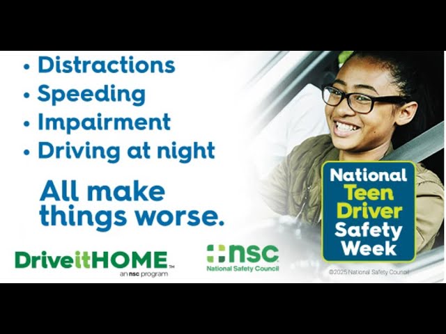 National Teen Driver Safety Week: Free Toolkit to Keep New Drivers Safe
