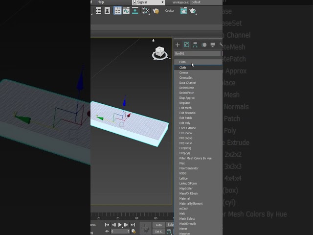 How to create pillow in 3dsmax