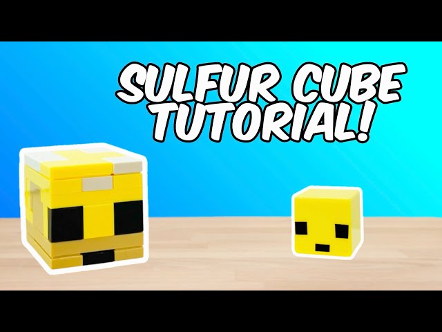 LEGO Minecraft Sulfur Cube Tutorial!