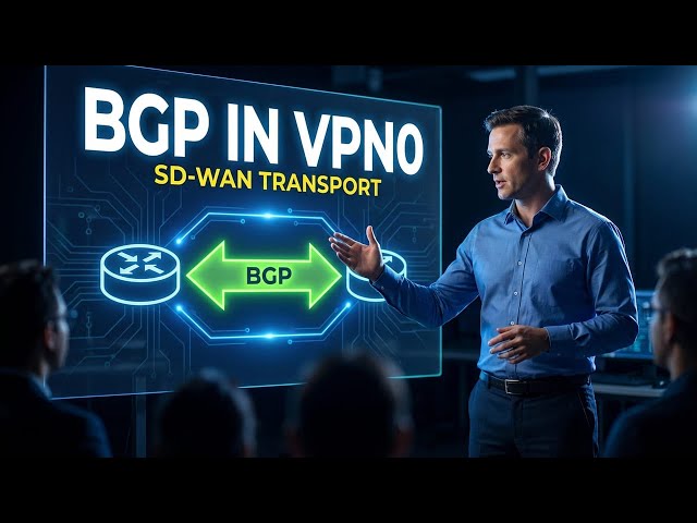 Ep3 - Running BGP in the Transport VPN0 in Cisco SDWAN