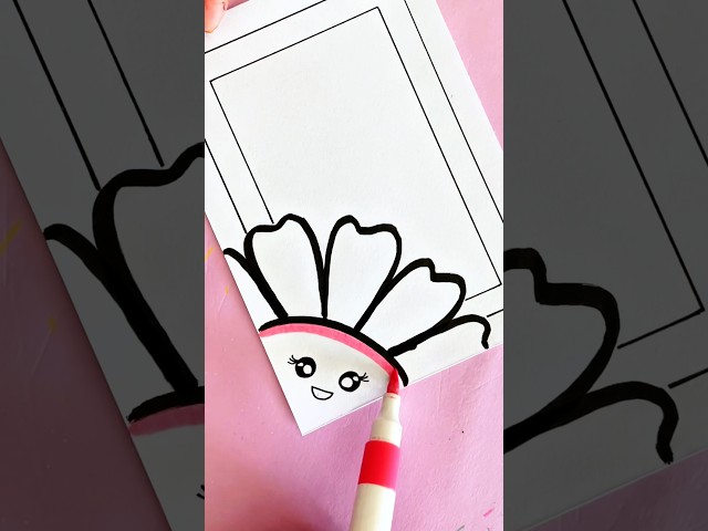Cute frontpage border design ideas for project easy and beautiful #art #shorts #drawing #satisfying