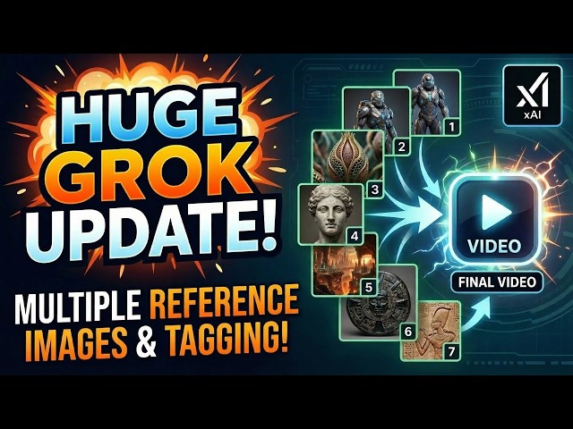 HUGE Grok AI Video Update: Multi-Image Reference #grok