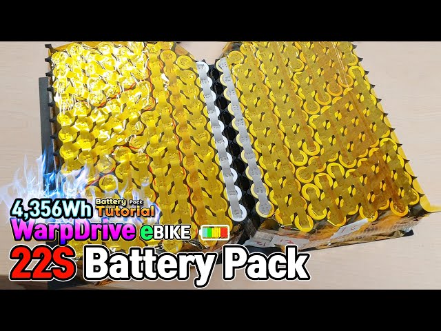 Super Battery Pack : How to Build  92.4V 22S 55A OVER Drive 4356W E-Bike Books