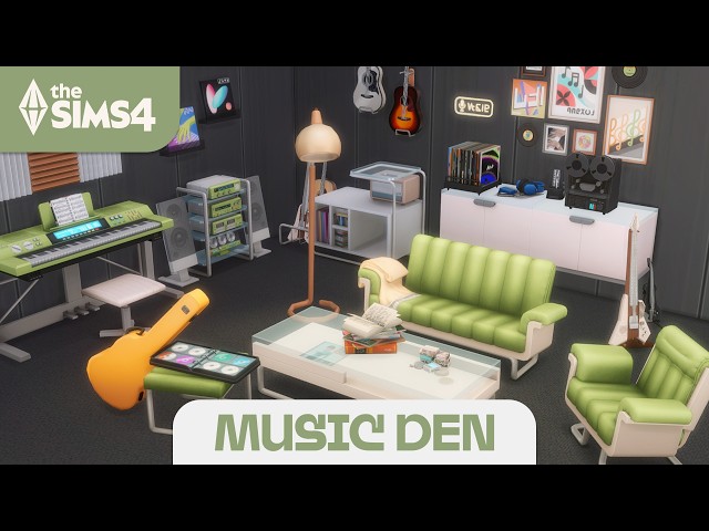 The Sims 4 Music Den Kit: Build & Buy Overview