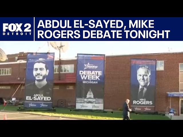 Abdul El-Sayed, Mike Rogers debate tonight in Grand Rapids
