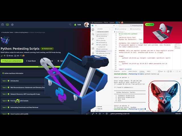TryHackMe Python: Pentesting Scripts | Full Walkthrough 2026