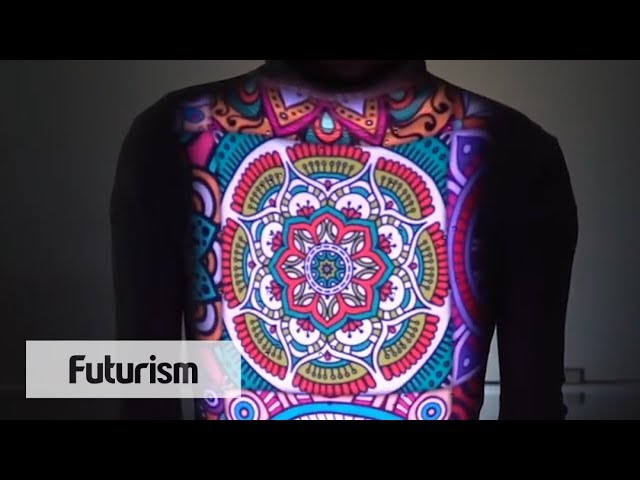 Dynamic Projections Appear Printed On